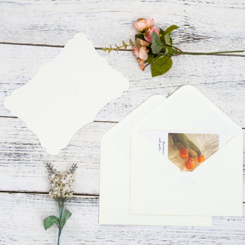 Multicolor Mini Envelopes with Matching Blank Cards 100 Pack Self-Adhesive Invitations