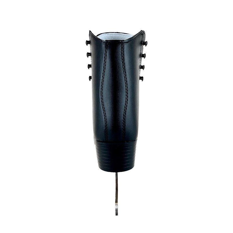 Men's Leather Figure Skate with Support & Steel Blade - Multiple Sizes