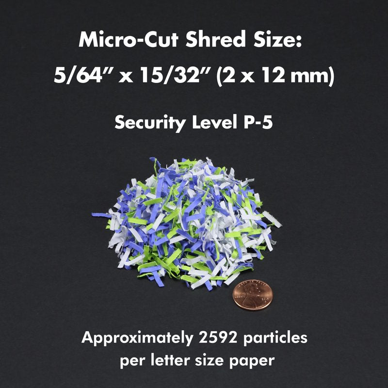 Aurora Commercial 400-Sheet Auto Feed Micro-Cut Paper Shredder Security Level P-5