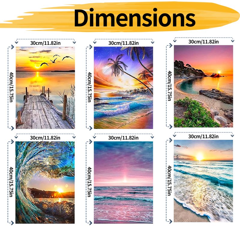 Paint by Numbers Kit for Adults & Beginners - DIY Wall Art & Gift Set 30x40cm