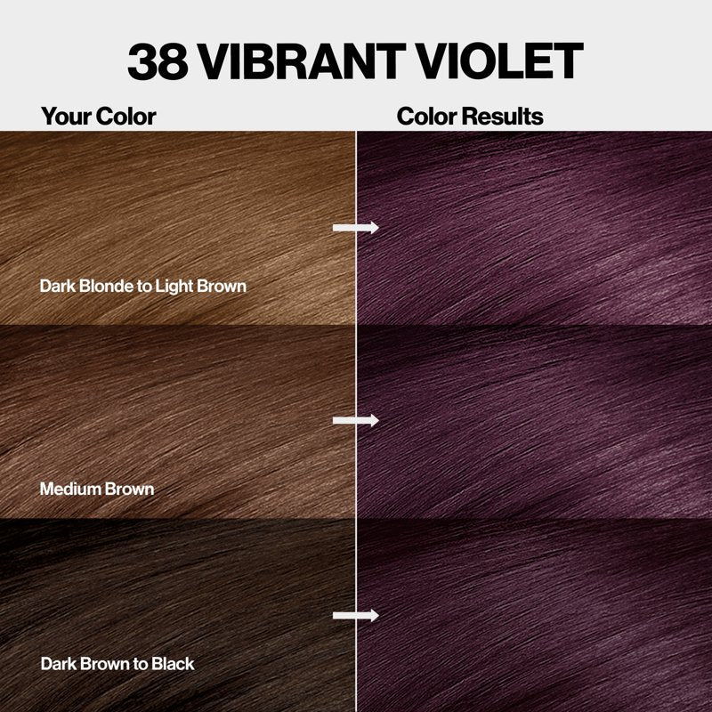 Permanent Hair Color with Bond Repair - Vibrant Violet, Multi-Size