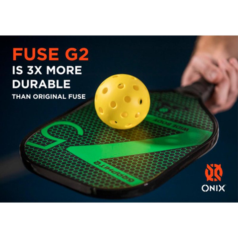 Onix Fuse G2 Pickleball Balls, 3 Pack – Variation: 3 Pack, Single