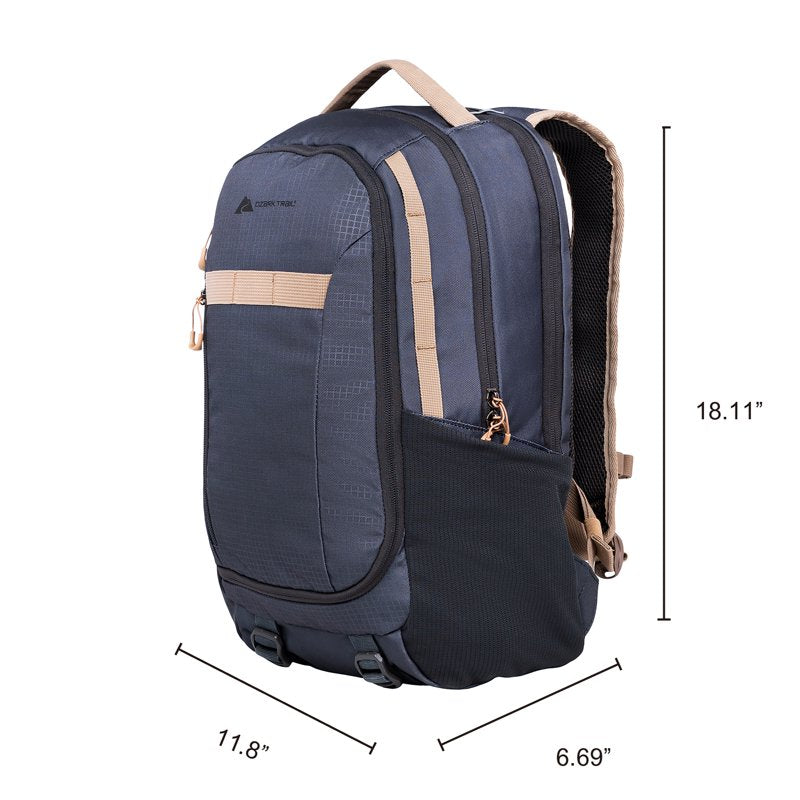 20L Adult & Teen Polyester Daypack Backpack with Padded Laptop Compartment