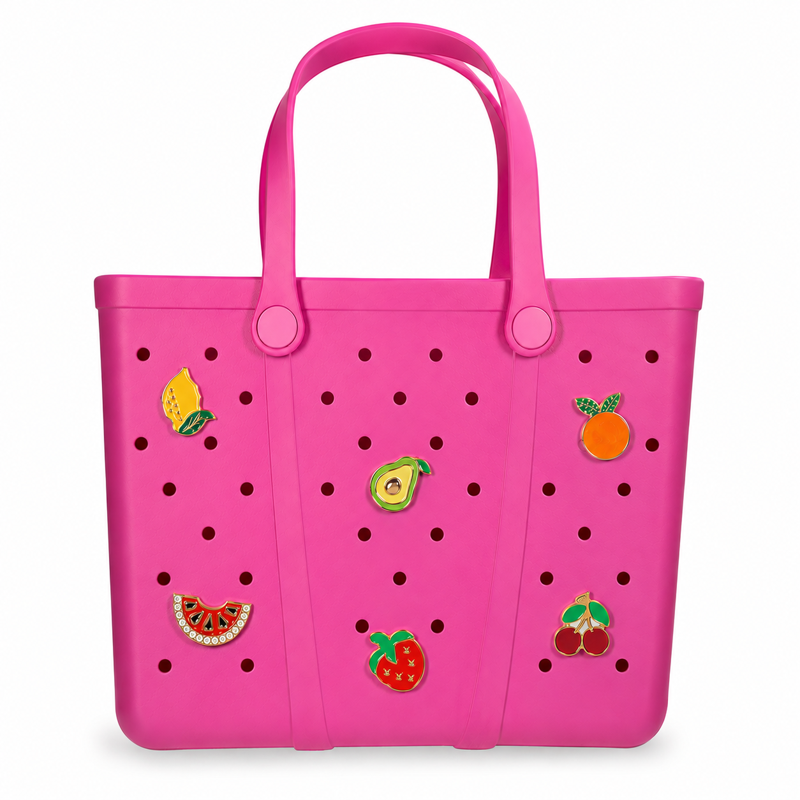 Waterproof EVA Beach Tote Bag for Women with Perforated Design - Light, Spacious & Water-Resistant