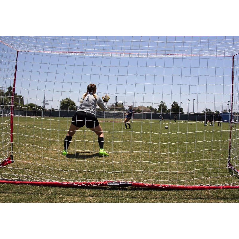 PowerNet 12x6 ft Portable Soccer Goal with Collapsible Steel Base & Storage Bag