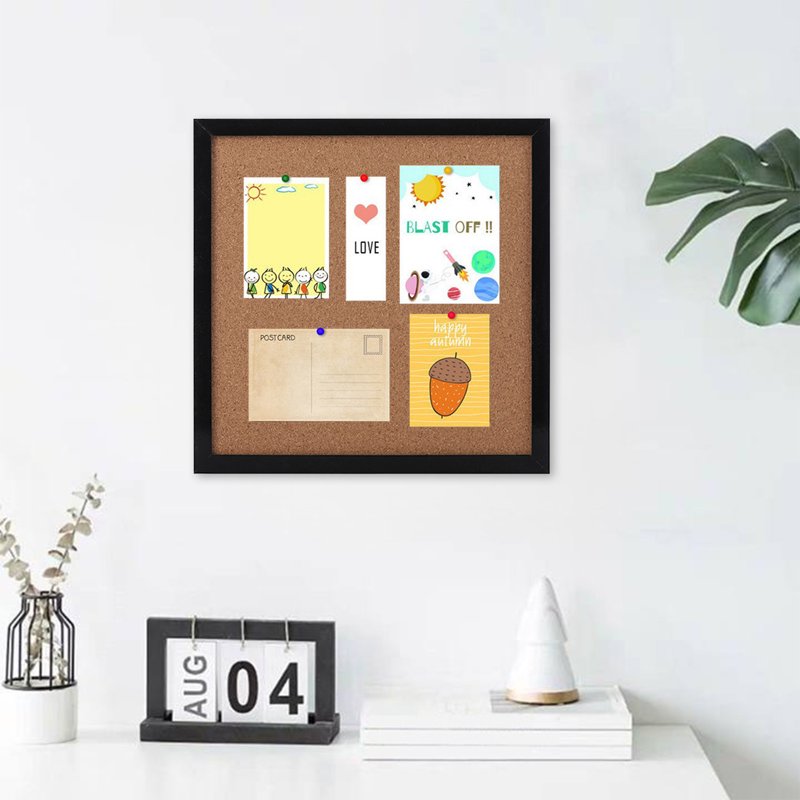 Wall Corkboard Tiles 12x12 Inch Bulletin Board for Office, School & Home