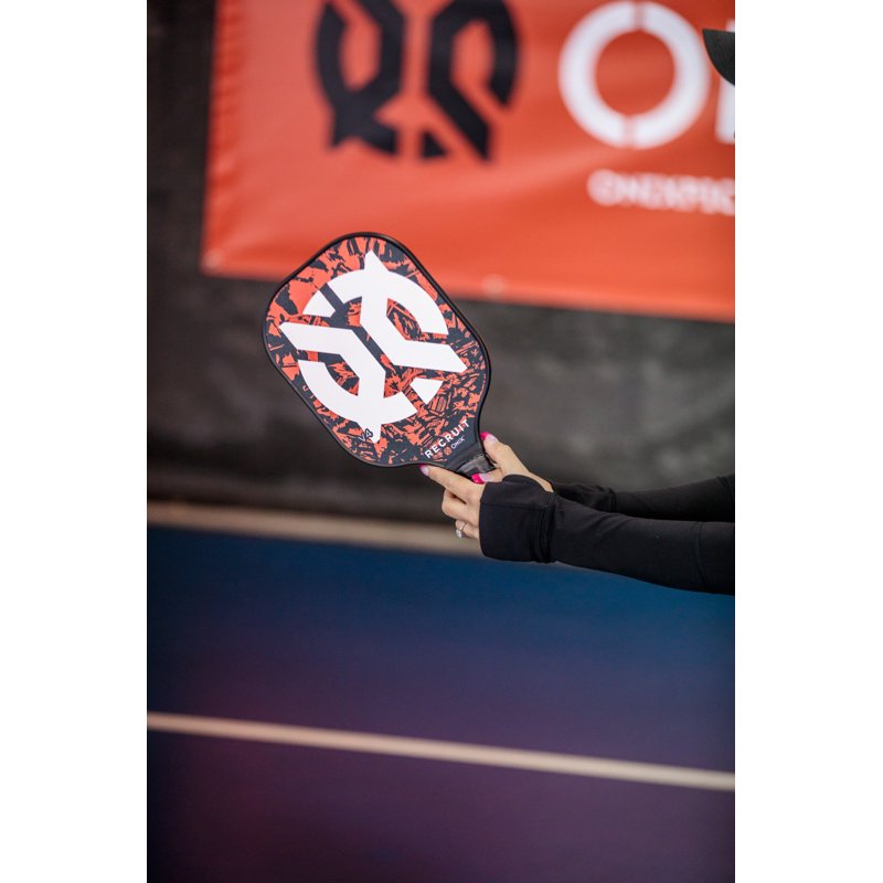 Recruit by ONIX V4 Pickleball Paddle - Orange/Black, 7.6 oz, Variation: Single