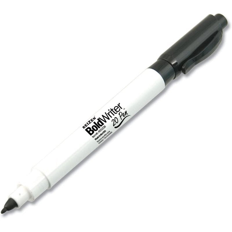 BoldWriter Pen Bundle - 12 Black 1.0mm & Free 60 Pen Ultra-Bold 2.0mm for Low Vision