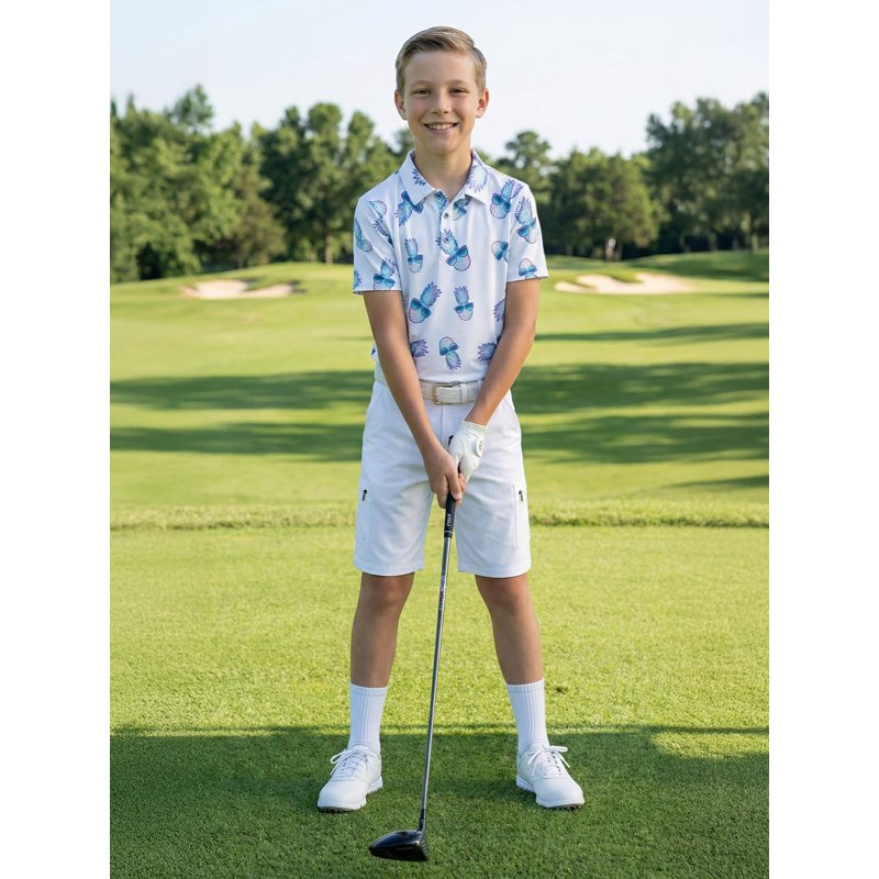 Performance Boys Polo Shirt with UPF50 Sun Protection, All Sizes & Colors