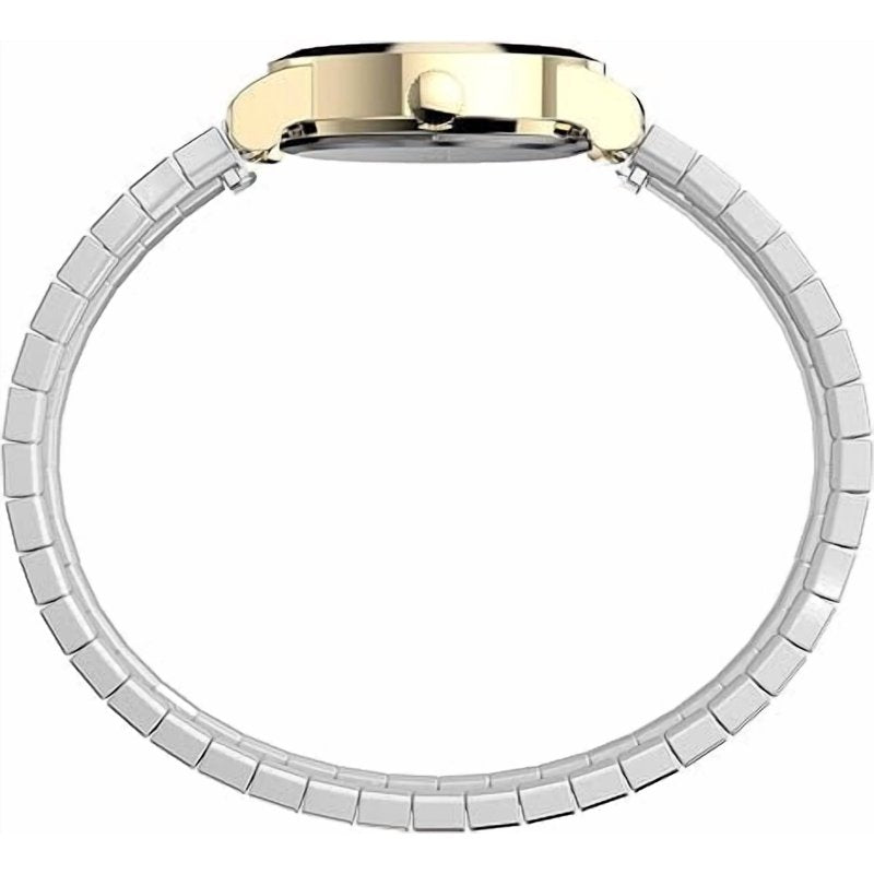 Timex Women's Cavatina 18mm Watch with Mother of Pearl Dial & Two-Tone Band