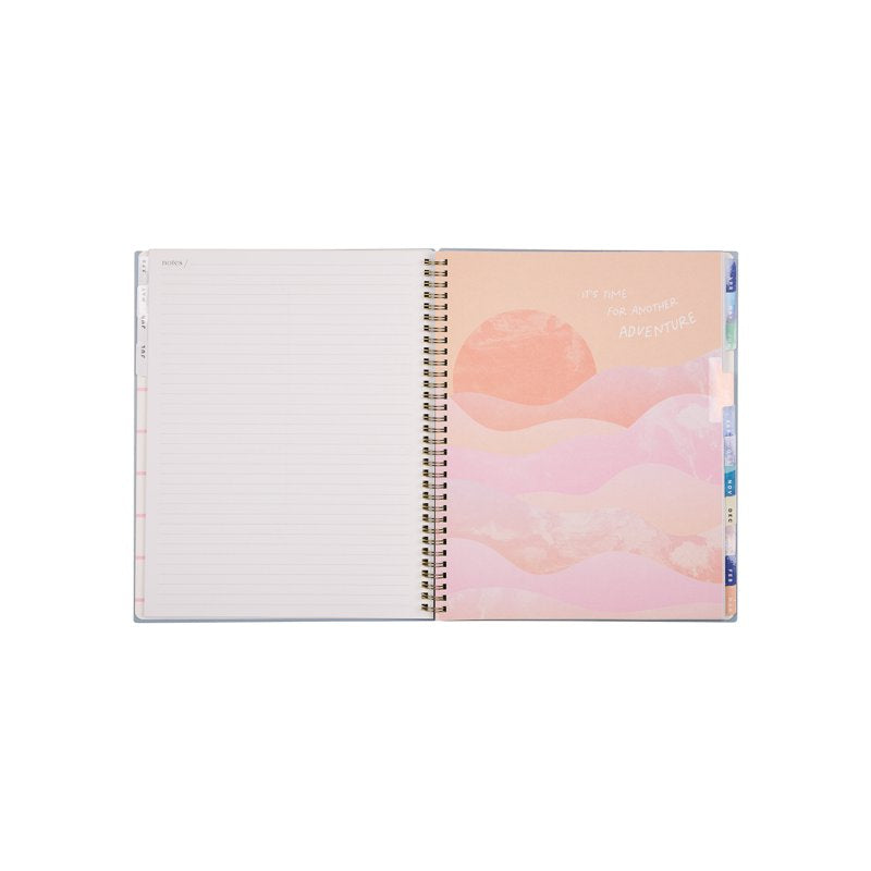 Big Monthly Weekly Planner 8.5x11 Bright Year 15-Month April 2026-June 2027 - Metal Twin Loop