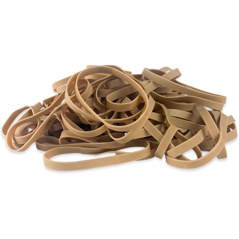 Size 64 Rubber Bands 3-1/2 x 1/4 Inch 3 Pack - Strong Elastics for Office & Home