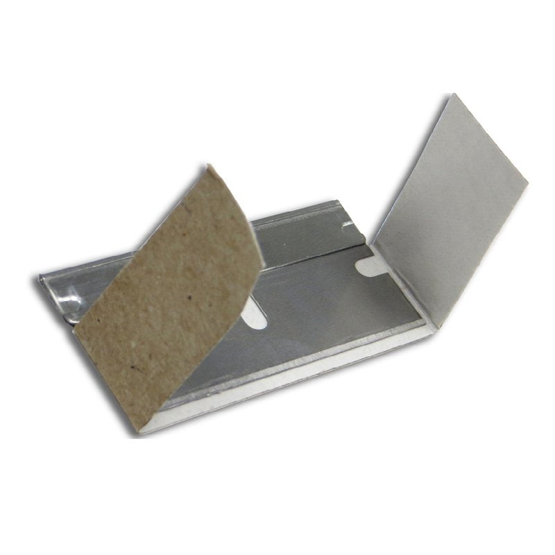 Single Edge Razor Blades Dispenser Pack - High Carbon Steel, Paper Wrapped