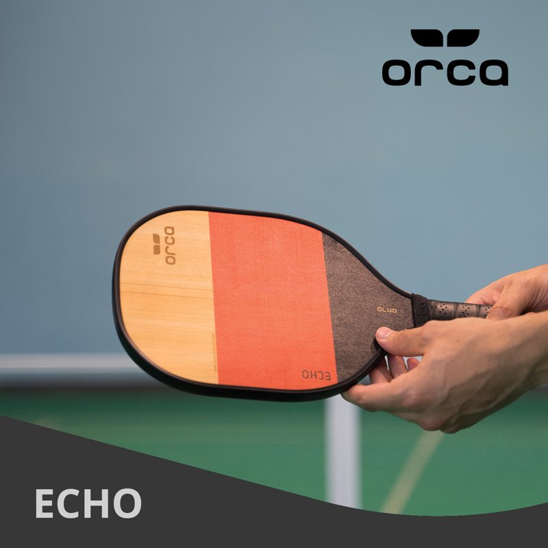 Echo Orca Wood Pickleball Paddle Starter Edition - 2 Pack, 10.2 x 7.6 in