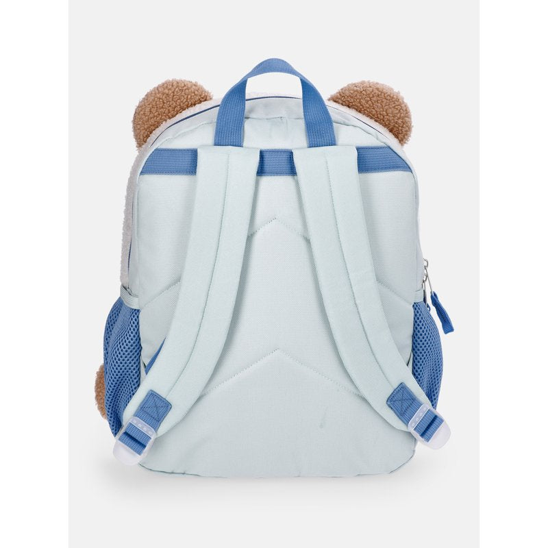 Toddler Teddy Bear Backpack - Cozy Plush Kids School Bag with Pockets
