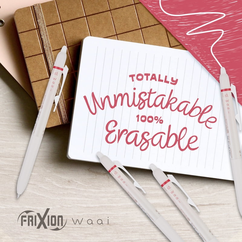 Erasable Gel Ink Pens Set - Extra Fine Point 0.5mm Assorted Colors