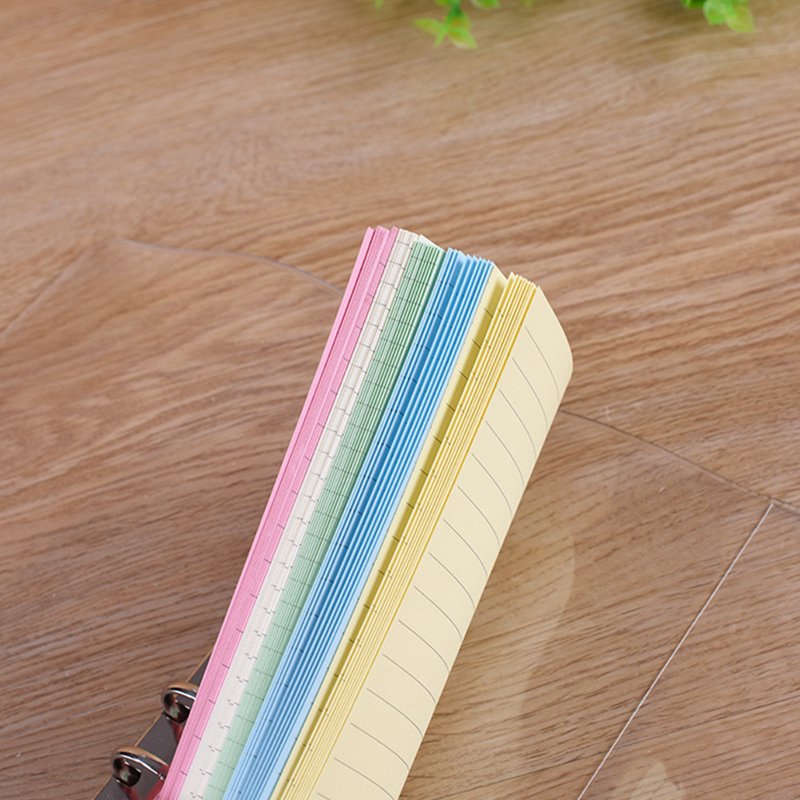 Colorful Loose Leaf Paper Refill for A6 Binders - 100 Sheets Multi-Color Pages