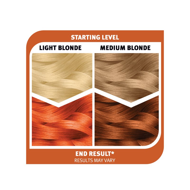 Semi-Permanent Hair Dye Kit for Vibrant Color & Bleach - Multiple Shades