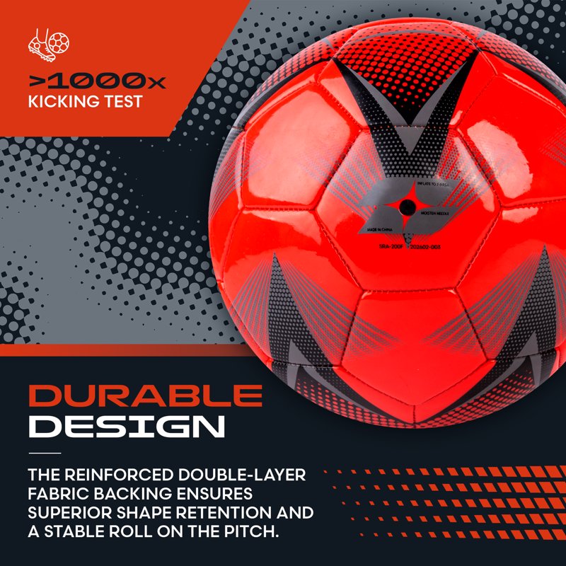 Zepex Recreation Soccer Ball Size 4 - 32-Panel Synthetic, Includes Pump (Variation 4)