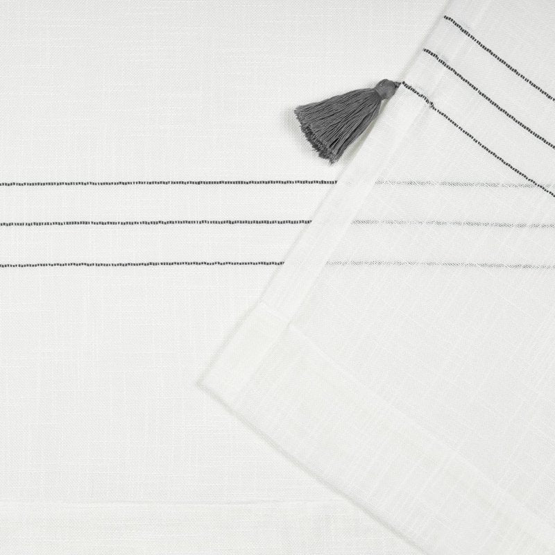 Light Filtering Curtain Panel Pair - Hidden Tab Top, Linen Look, 54x96