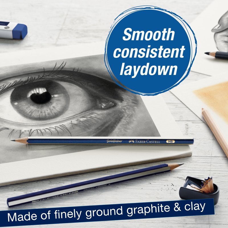 12-Piece Graphite Drawing Pencils Set for Artists and Students