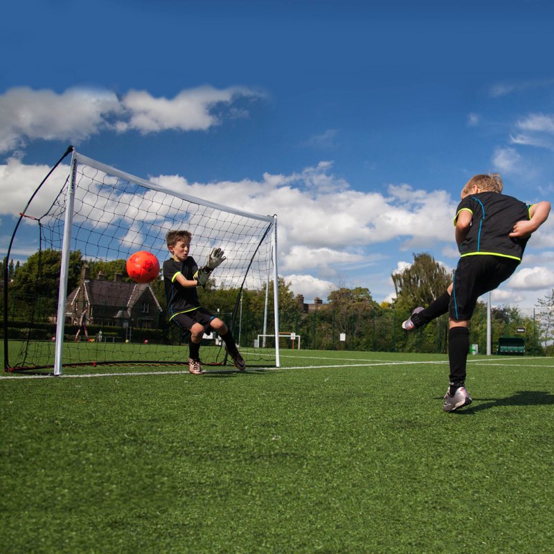 Quickplay Kickster 2-in-1 Adjustable Soccer Goal & Rebounder for Practice