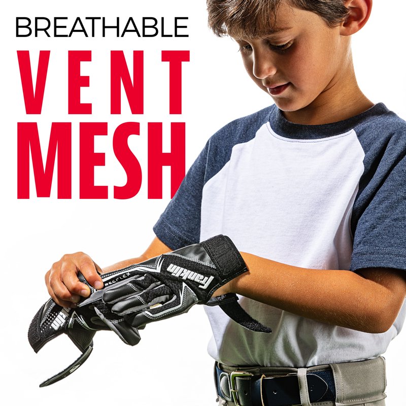 Youth Baseball Batting Gloves - Lightweight Breathable Performance for Kids