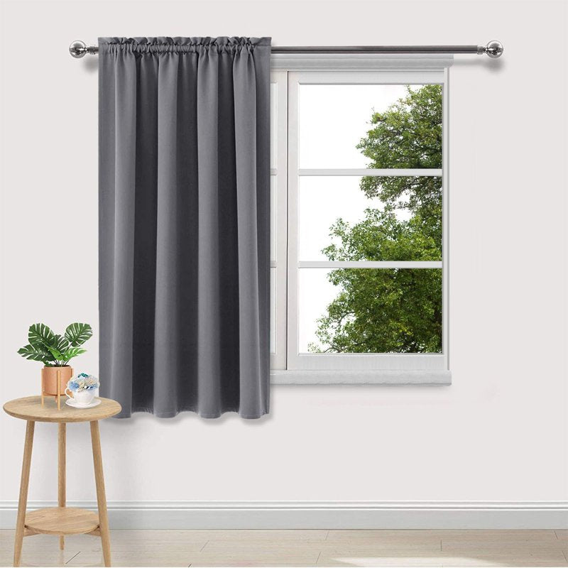 Blackout Thermal Insulated Curtains for Bedroom & Living Room - Light Blocking Soft Fabric