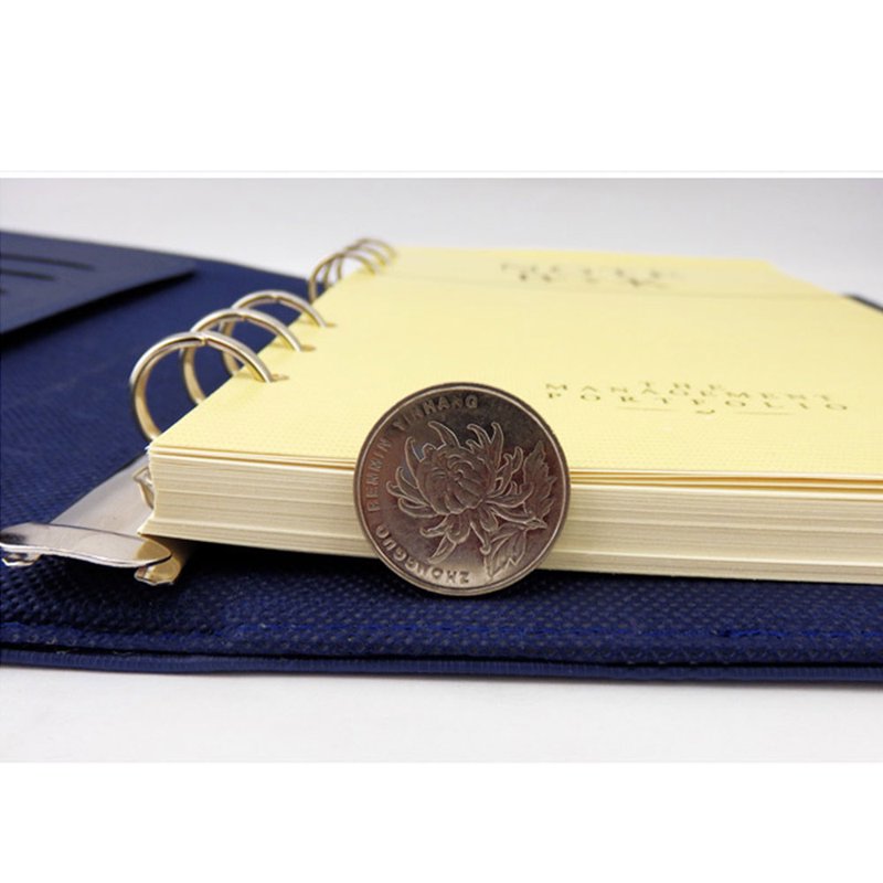 Travel Journal Notebook with Card Slots - PU Leather Cover, A7 Size