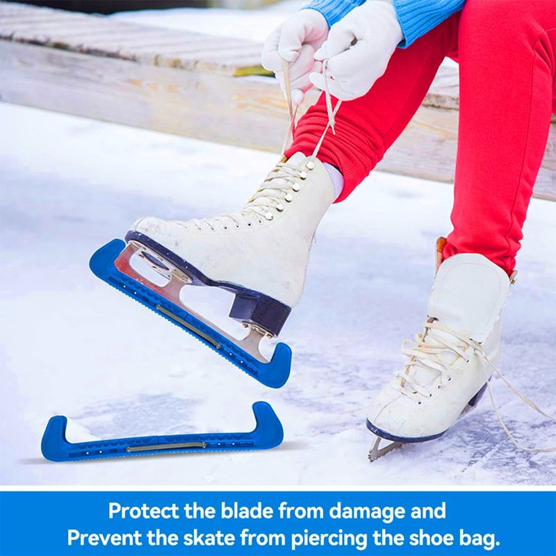 Adjustable Ice Skate Blade Guards Protector for Hockey & Figure Skates