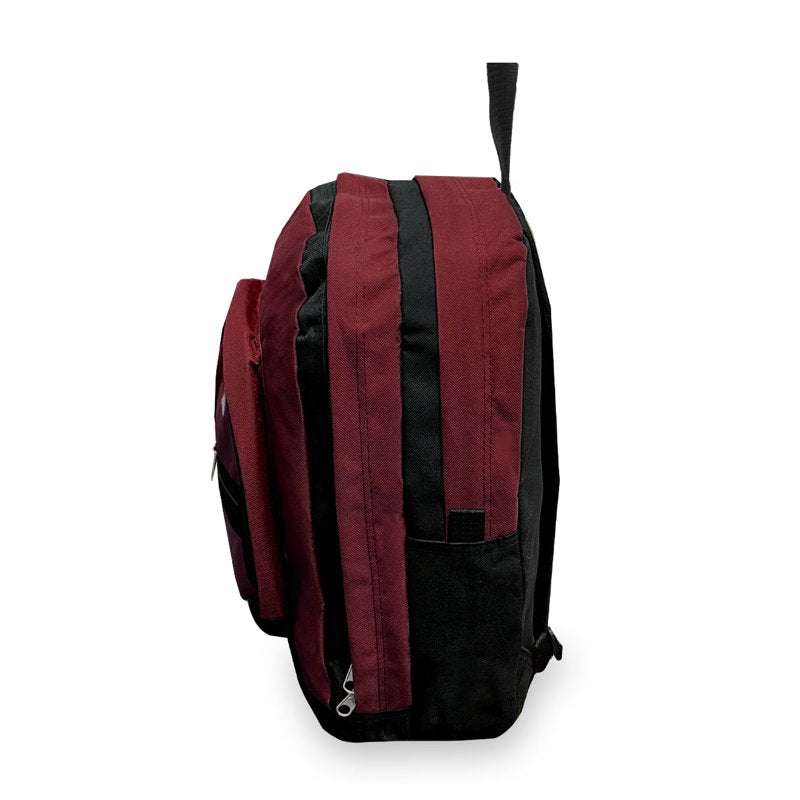 18-Inch Unisex Double Main Compartment Backpack for School Travel & Sports