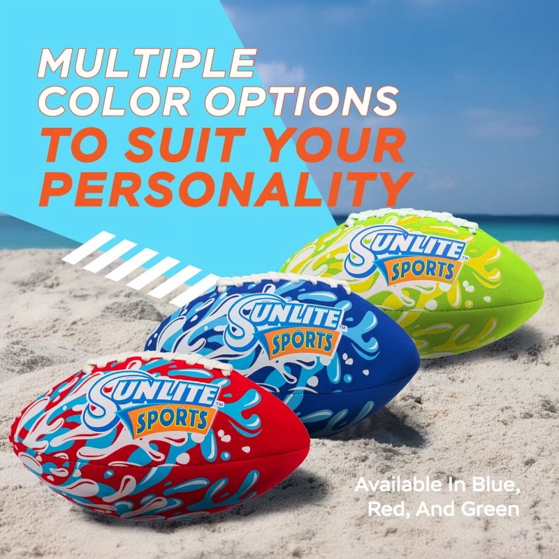 Waterproof Football for Lawn Pool Beach Lake Outdoor Play - Kids & Adults
