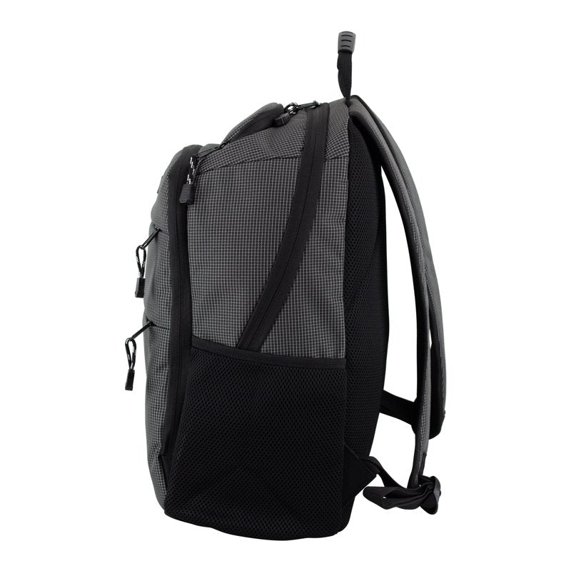 Unisex 17-Inch Lifestyle Dome Backpack with Sunglasses Pocket - Black
