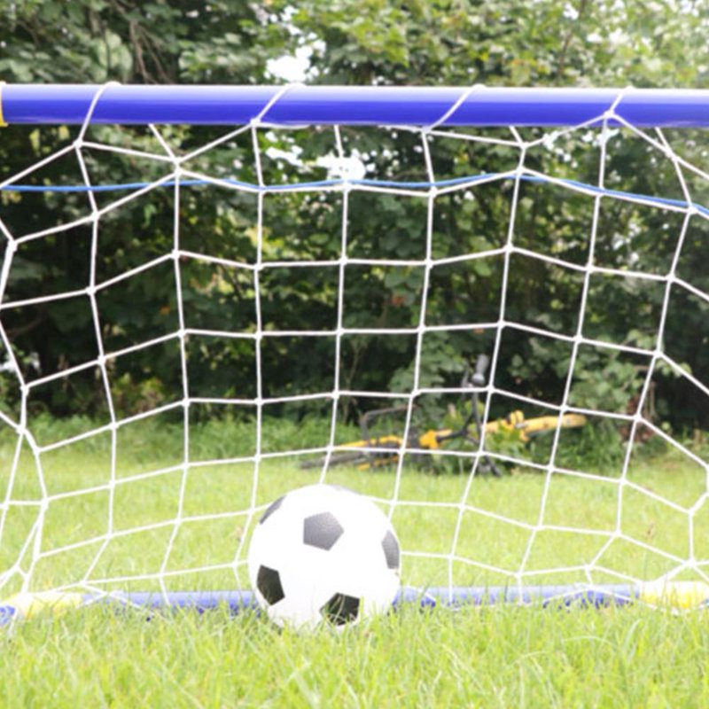 Indoor Mini Folding Soccer Goal Post Set with Pump for Kids 44x25x31 cm