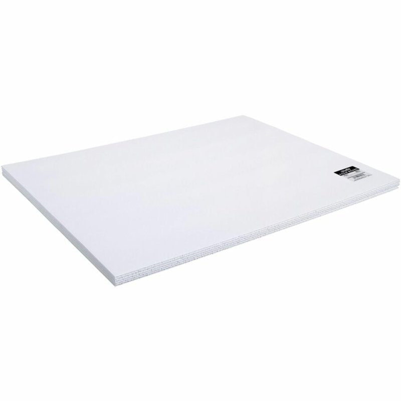 Foam Core Art Board 22x28 Inches - White, Pack of 5 for Crafts & Projects