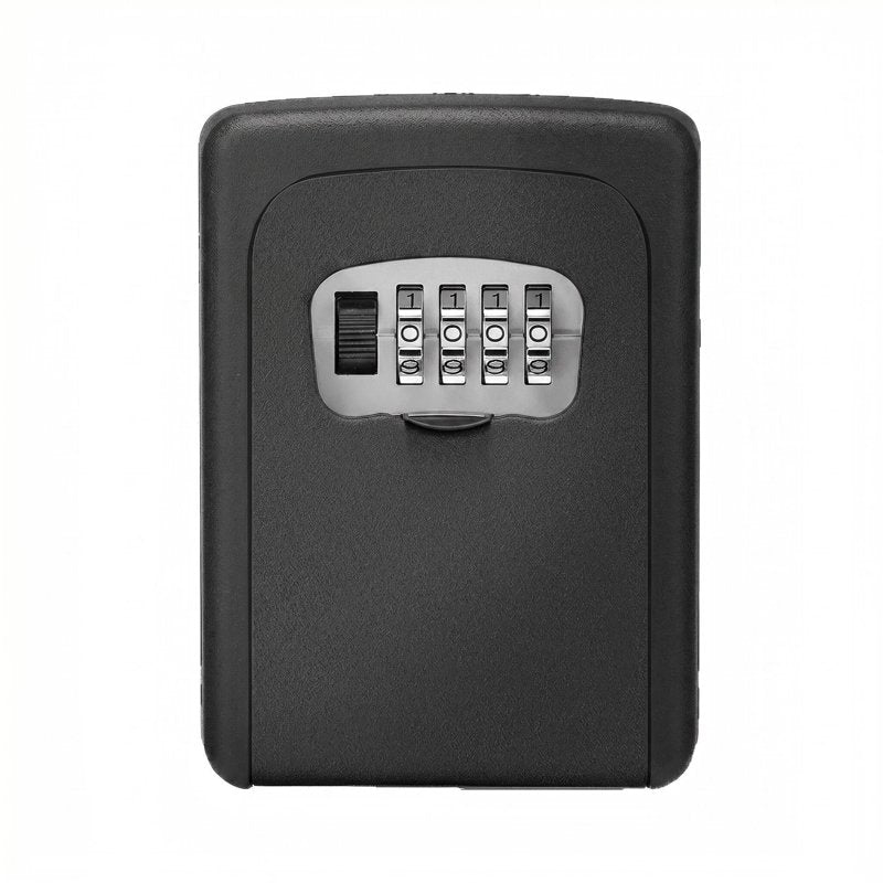 Outdoor Key Lock Box with Resettable Combination Secure Safe for Wall Mounting