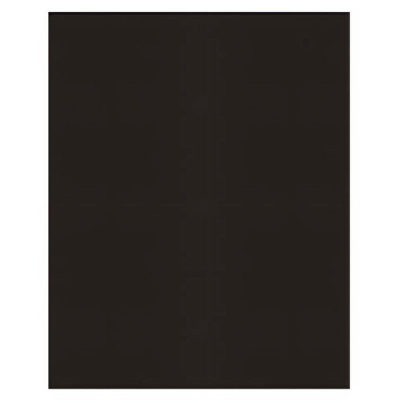 2-Pocket Folders Without Fasteners, Black, Pack of 25 - Office Supplies