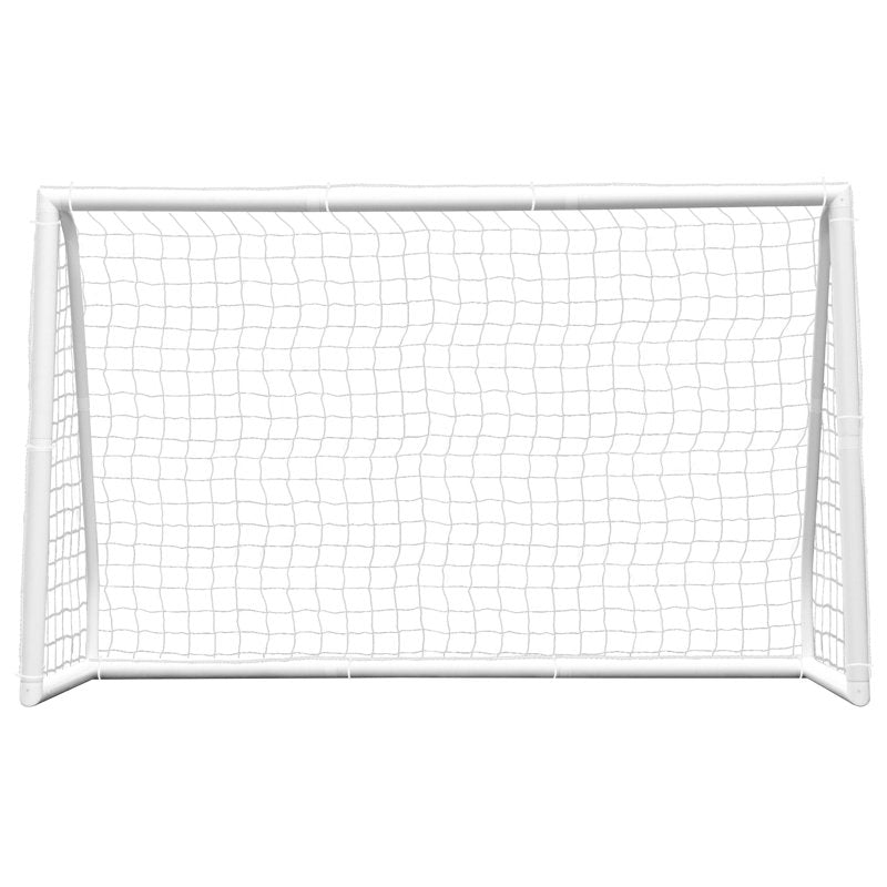 ZenSports 8FT x 5FT Portable Soccer Goal Net PVC Frame — Outdoor Training for Adults and Kids