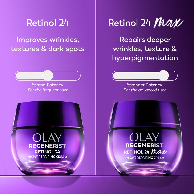 Retinol 24 Max Night Moisturizer with Triple Collagen Peptide - Fragrance-Free, 1.7 oz
