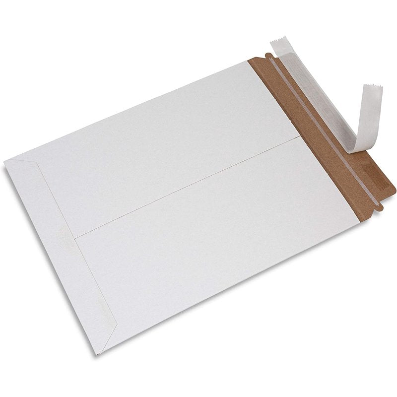 Flat Shipping Envelopes for Mailing - Pack of 15, 9.75 x 12.25 Inches