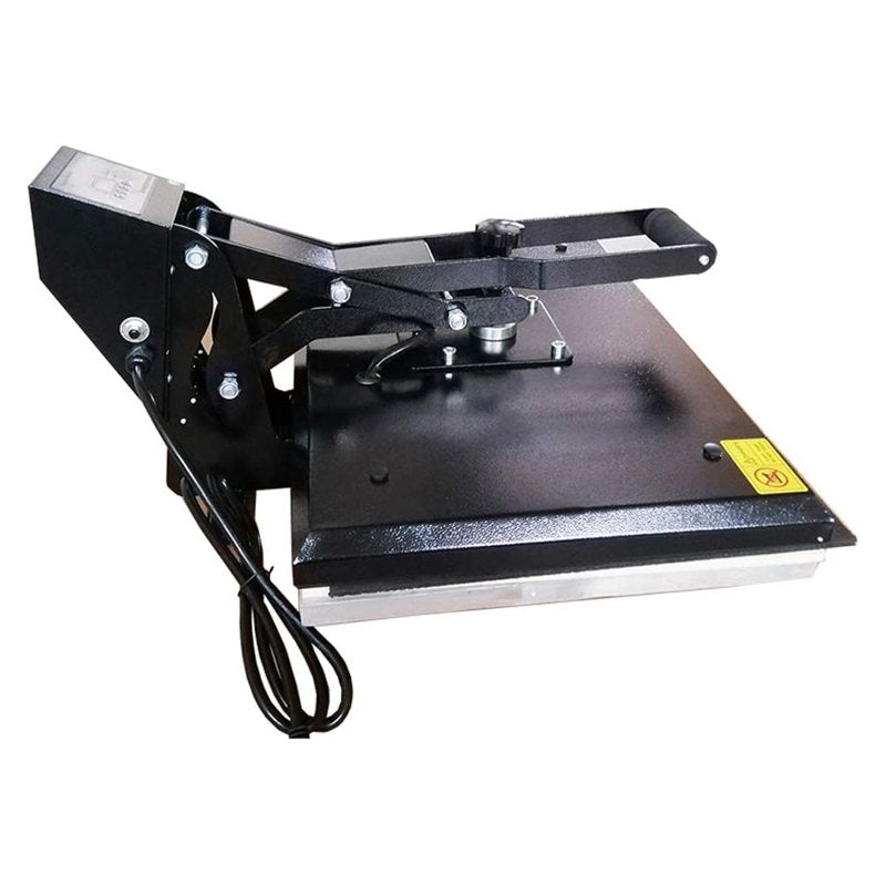 Manual Sublimation Heat Press Machine 16x24 Inch Flat Clamshell for T-Shirts & Crafts