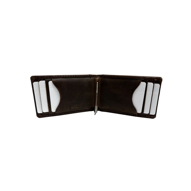 George Clip Wallet - Slim RFID Blocking Card Holder for Men & Women