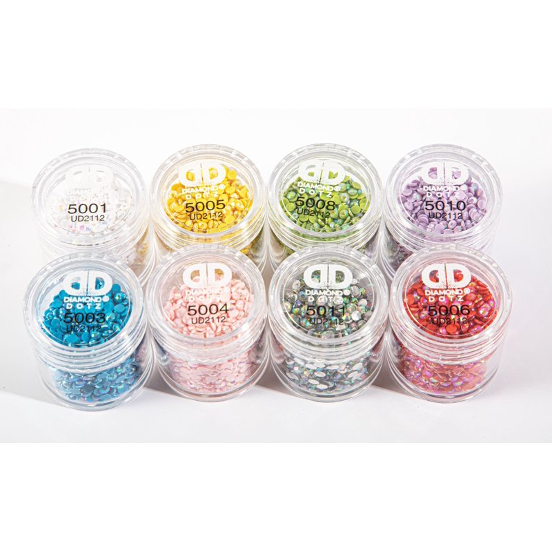 Diamond Dotz AB Sparkle Diamond Painting Accessories - 8 Color Cylinders