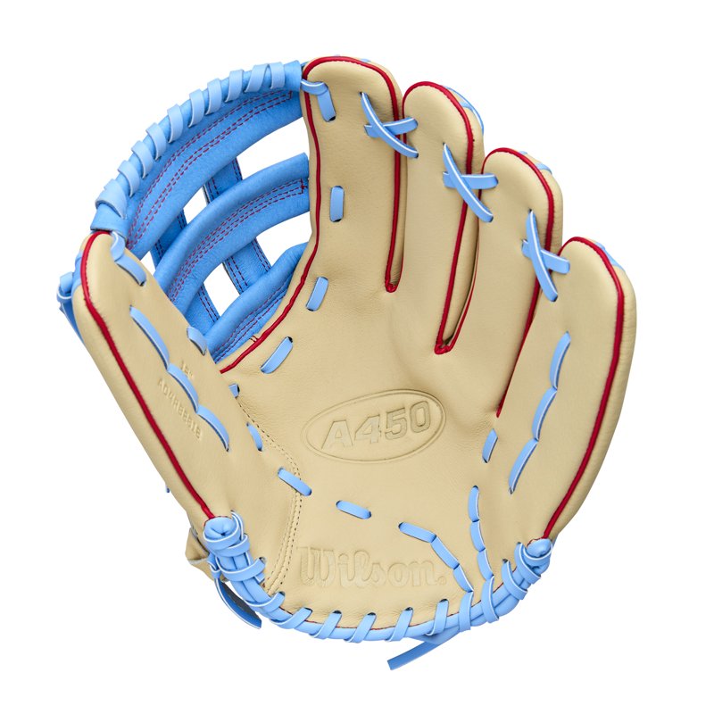 Youth Baseball Glove 12 Inch A450 Series Durable Leather Right Hand Throw