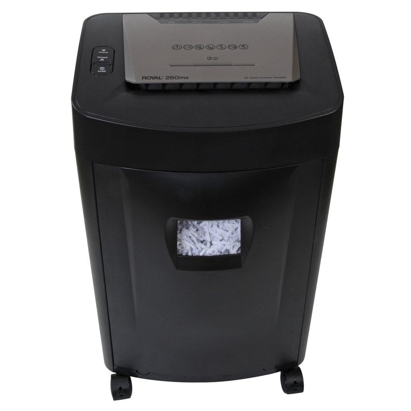 20-Sheet Crosscut Paper Shredder with Basket & Continuous Run