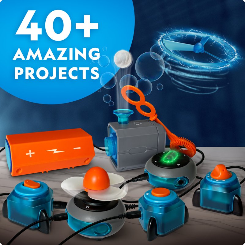 Circuit Building Science Kit for Kids - 40+ Projects, STEM Learning