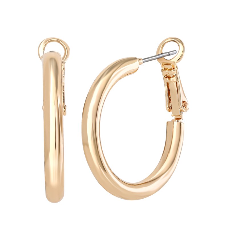 Women’s Heart and Butterfly Earrings Set - 5 Pairs Gold-Tone Jewelry Gift