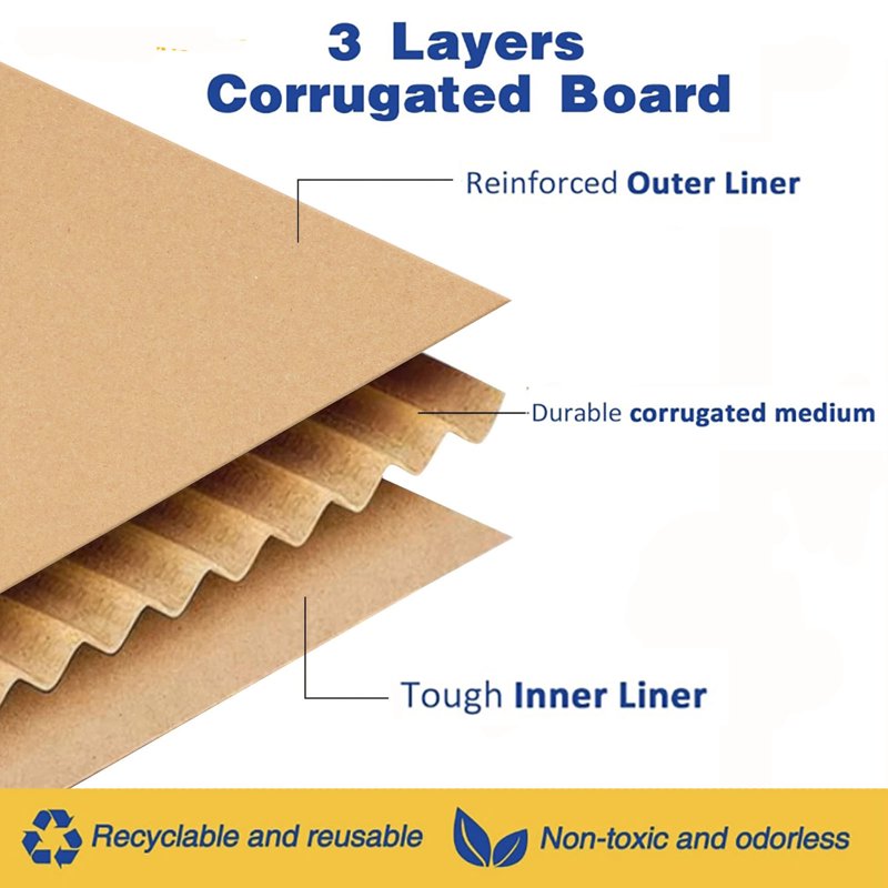 Small Shipping Boxes 25 Pack - 6x4x3 Inch Corrugated Cardboard Mailers for Packaging