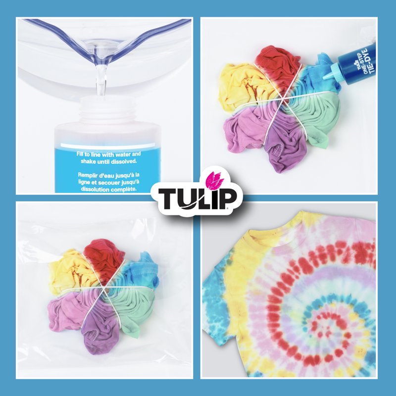Tie-Dye Kit with 8 Vibrant Colors for Fabric DIY Projects - Summer Splash