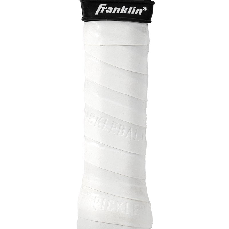Pickleball Paddle Overgrips Set - 3 Pack, White with Finishing Tapes